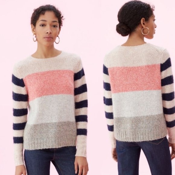 La Vie Rebecca Taylor Striped Sweater - Picture 3 of 10